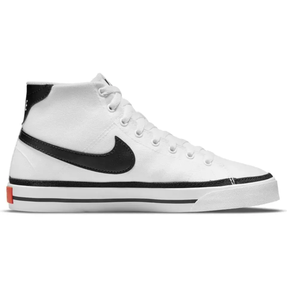 Nike Court Royale 2 scarpe tennis donna bianco nero arancione