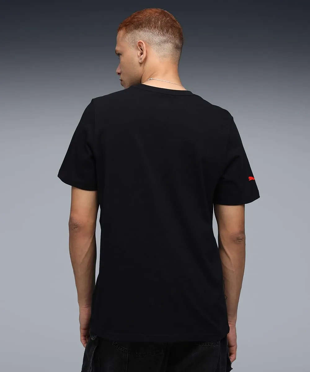 Puma F1 Ess Logo Tee maglietta uomo nera S cotone 180g
