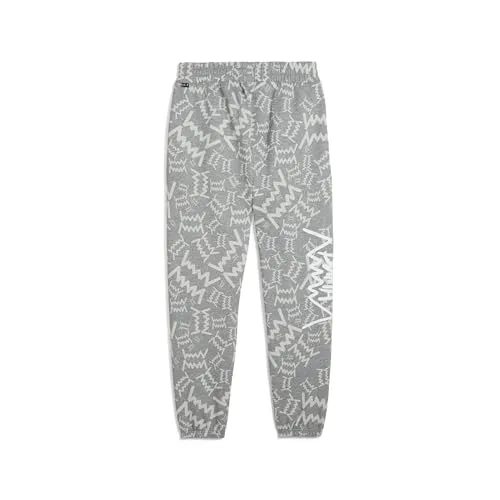 PUMA Teamjaws Post Game pantaloni uomo S grigi felpa