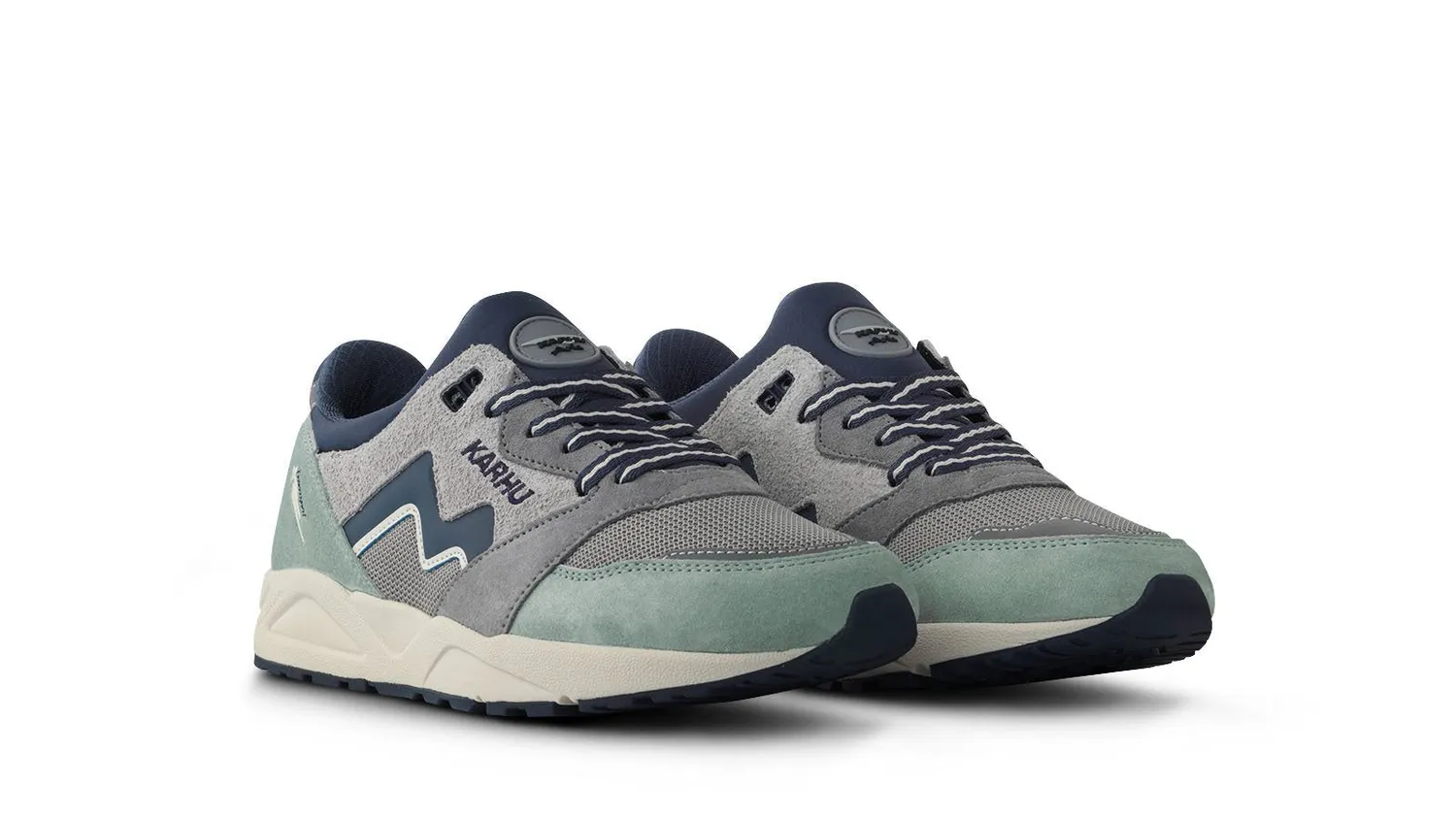 Karhu Aria 95 sneakers aqua gray indigo mesh lifestyle