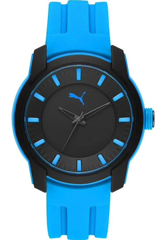 Puma P6005 Orologio Uomo Blu Quarzo Silicone