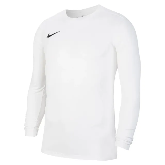 Nike Park VII maglia calcio bambino manica lunga bianco nero