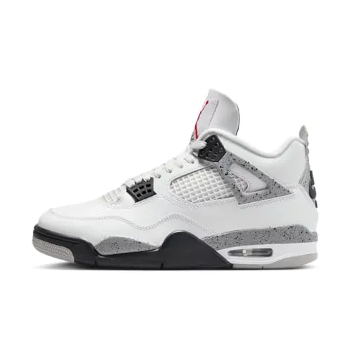 Nike Air Jordan 4 Retro sneakers uomo 47.5 summit white