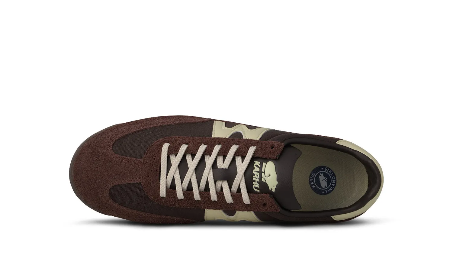 Karhu Mestari 76 scarpe marron cloud cream suede