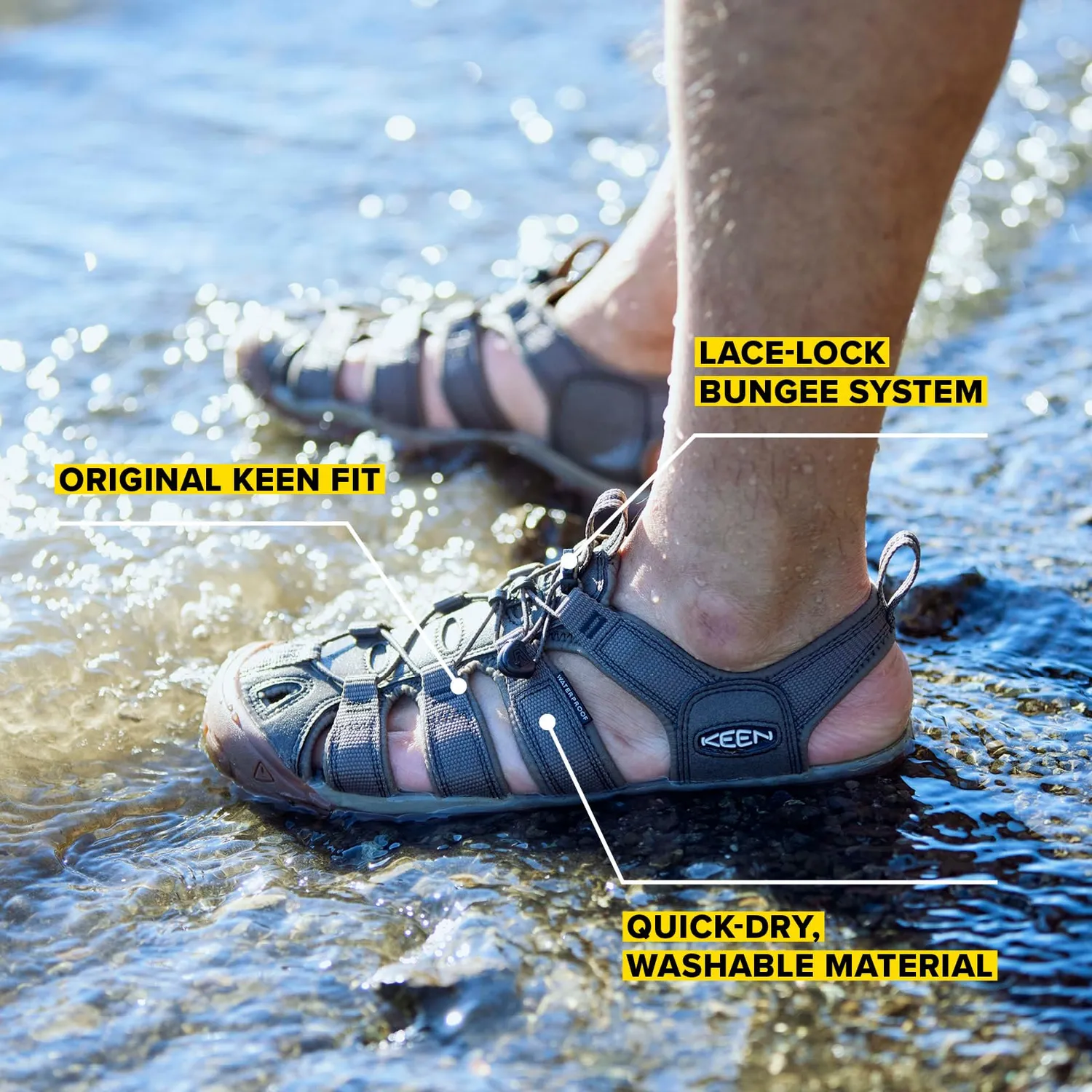 Keen Clearwater CNX sandali uomo trekking acqua