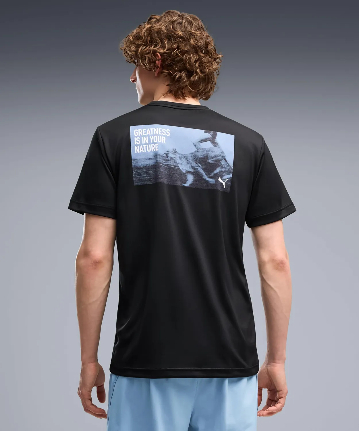 Puma Run Greatness Graphic maglietta nera M