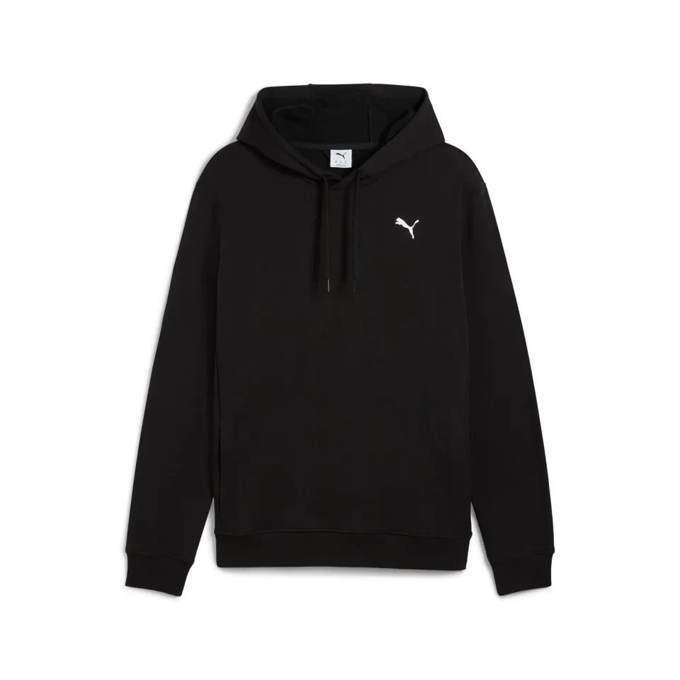 Puma Tad Essentials Felpa Cappuccio Nero French Terry