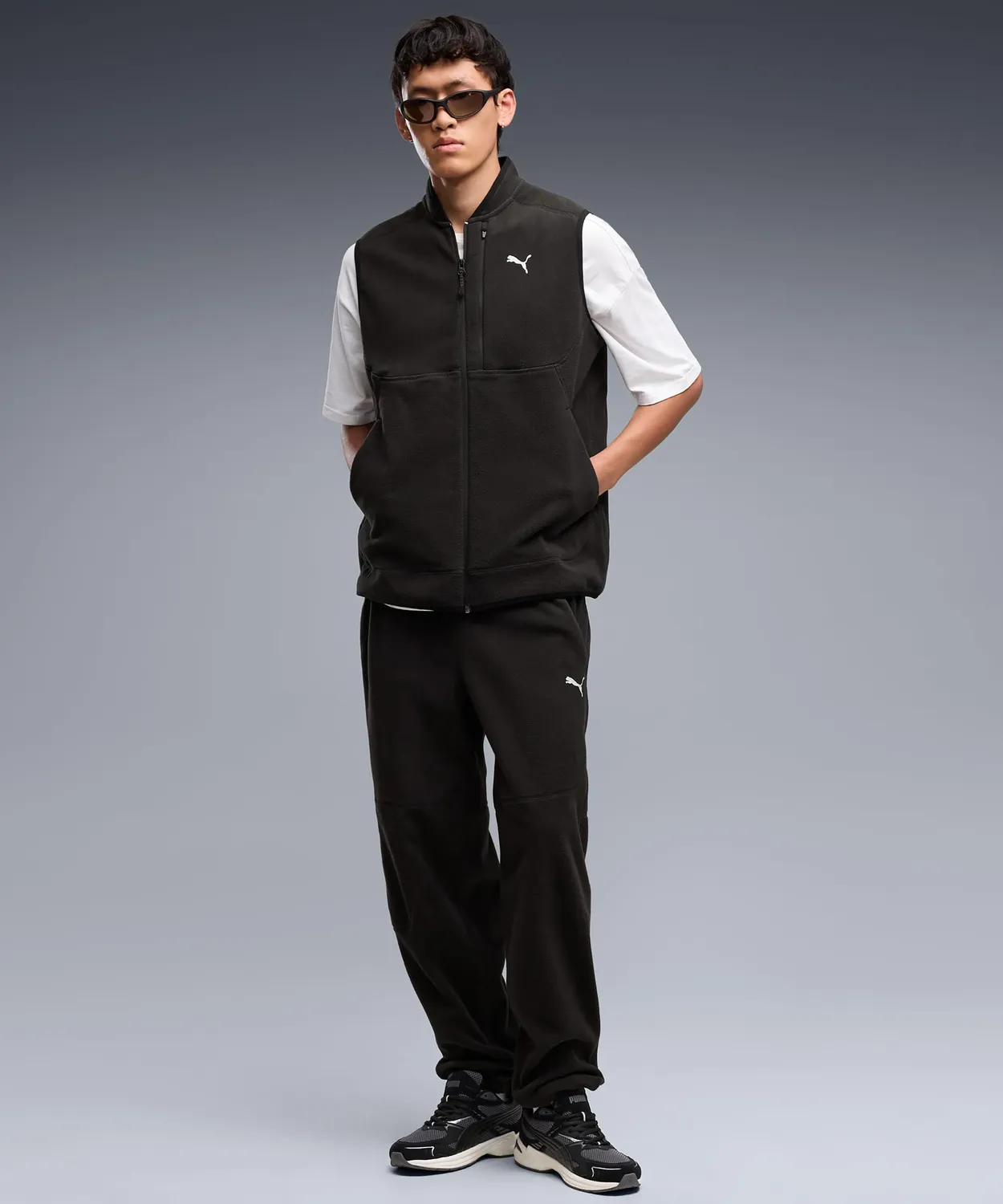 PUMA PUMATECH Polarfleece Gilet Uomo Pile