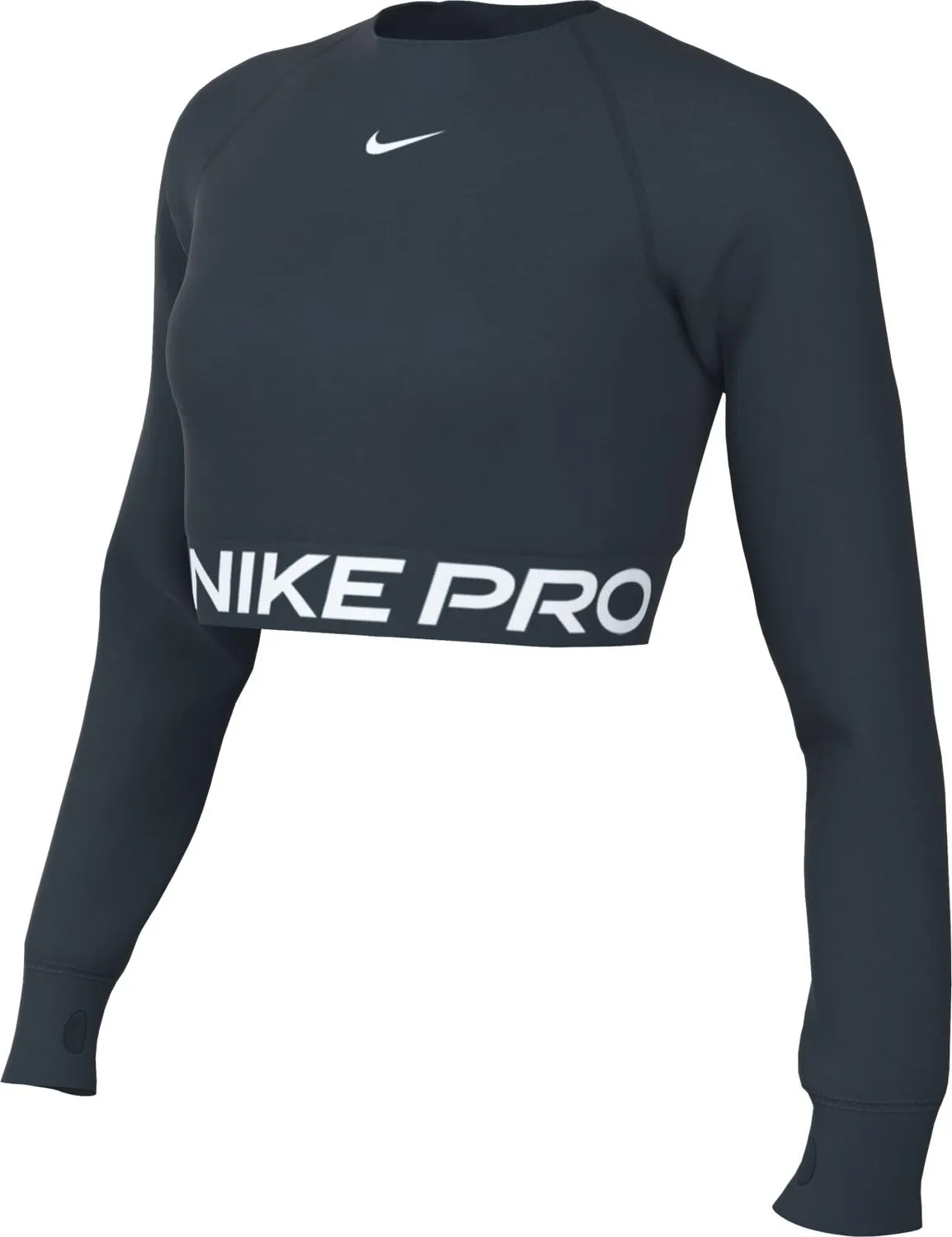 Nike Pro 365 Crop LS maglia palestra donna taglia M