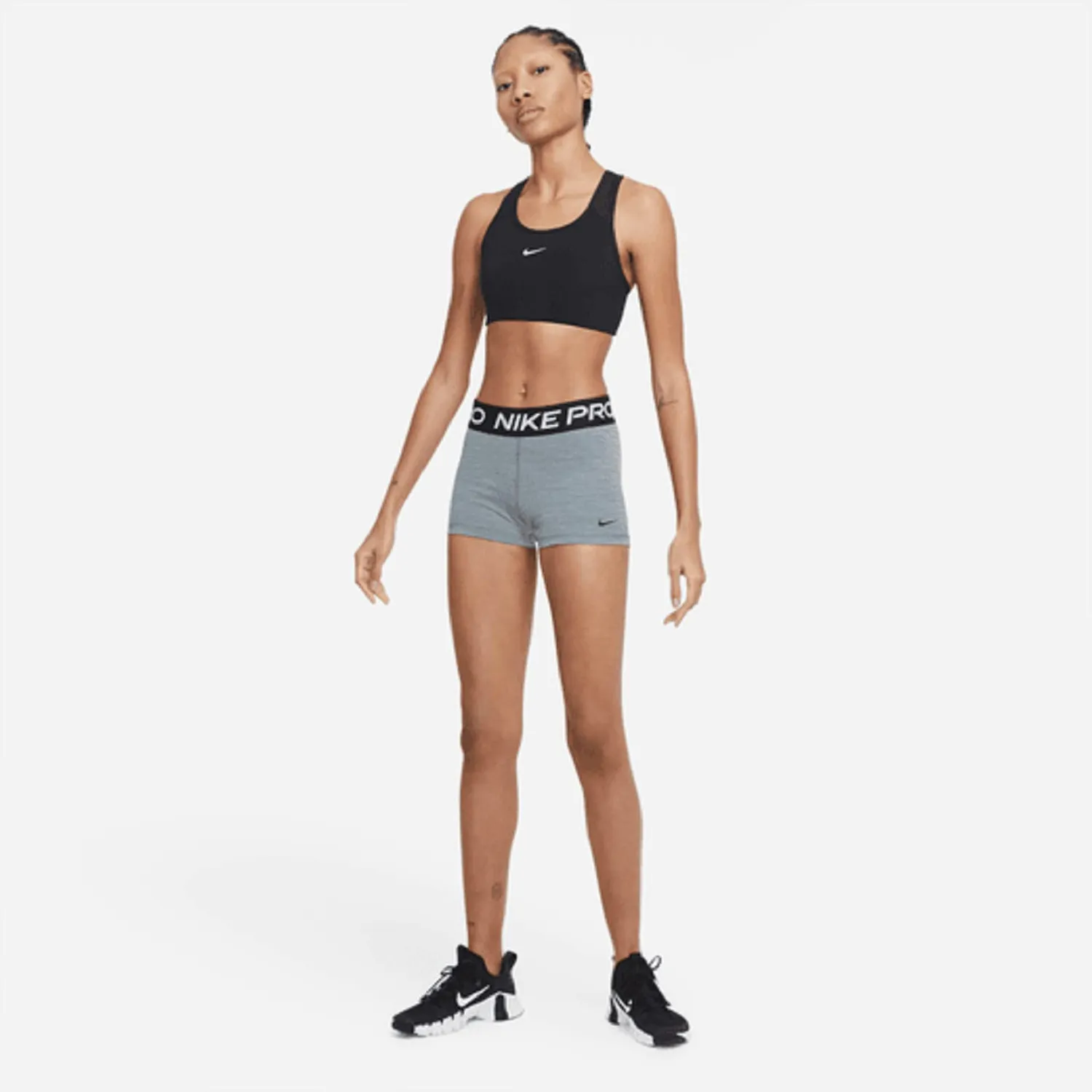 Nike Pro CZ9857-084 shorts donna XL grigi