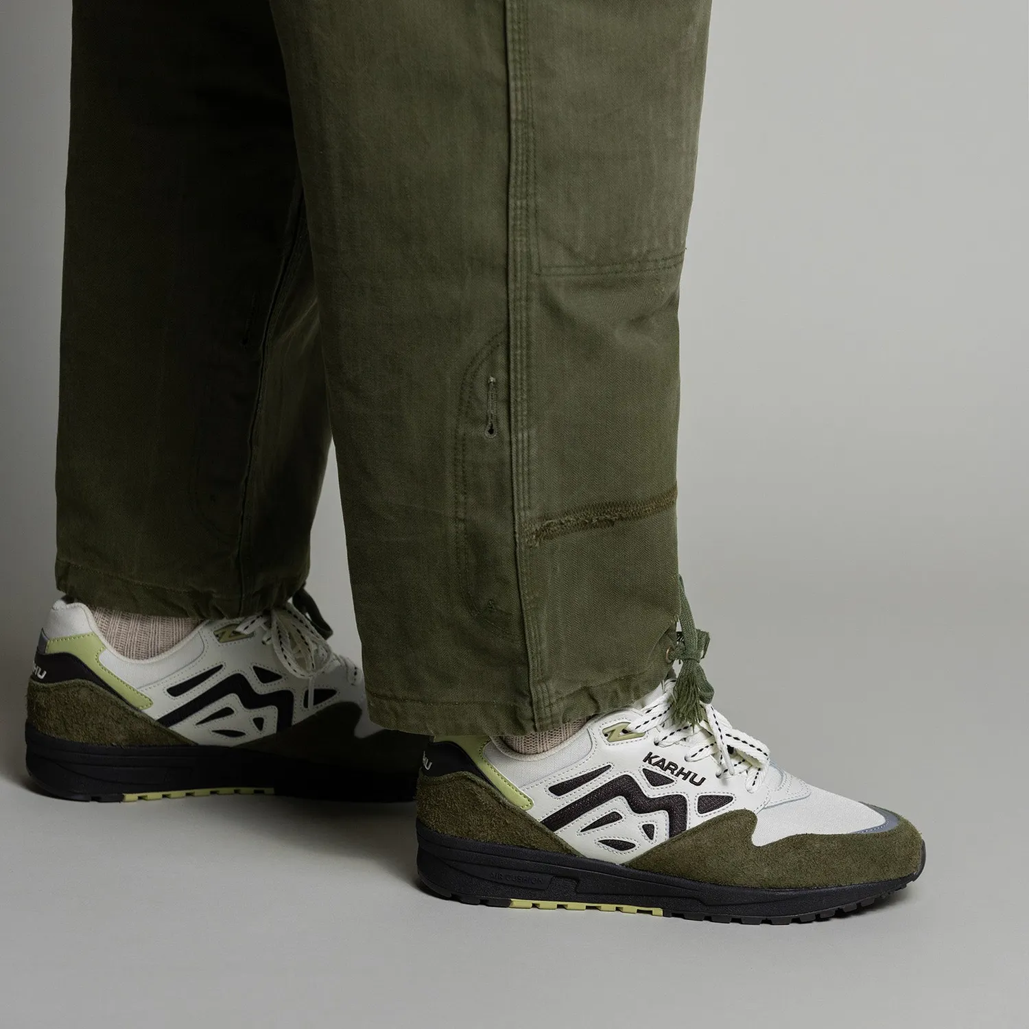 Karhu Legacy 96 sneakers Avocado Chocolate Torte camoscio