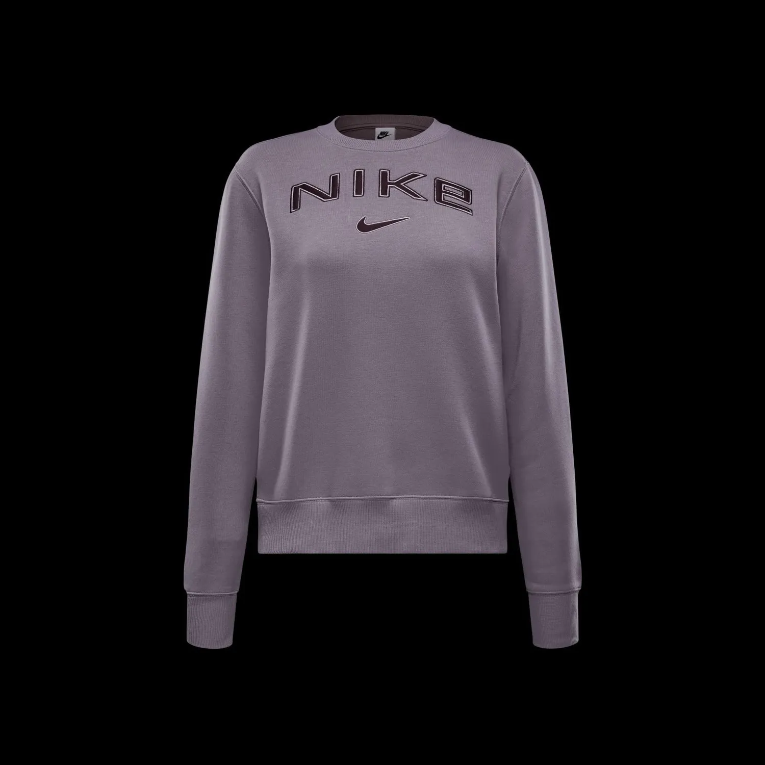 Nike Phoenix Fleece felpa donna girocollo logo raso