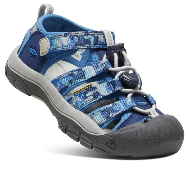 Keen Newport H2 sandali bambini 27/28 EU camo blu