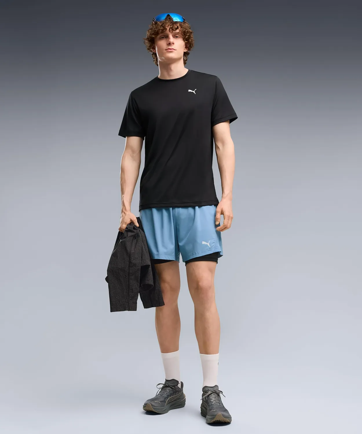 Puma Run Greatness Graphic maglietta nera M