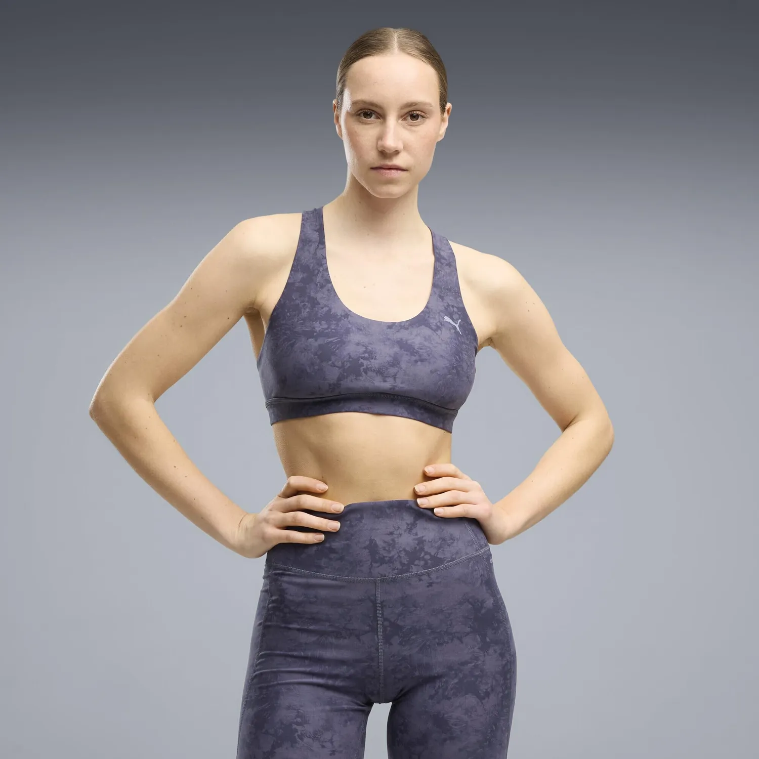 Puma Cloudspun Bra AOP reggiseno sportivo M medio