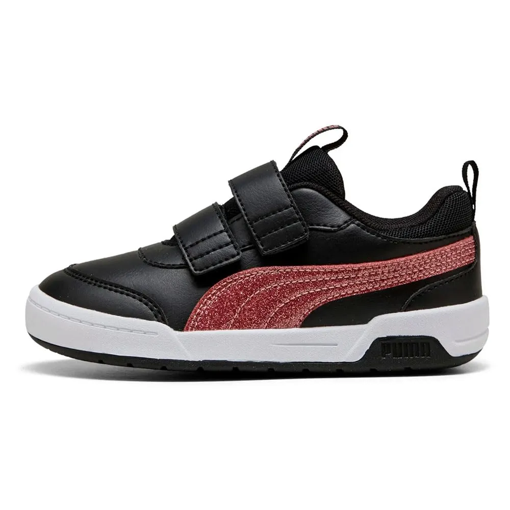 Puma Multiflex 2 Glitz sneaker bambina nero rosa 27.5 EU