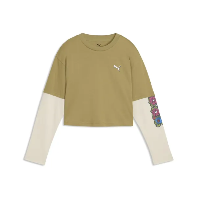 Puma Mid 90s maglia maniche lunghe ragazza 128 cropped