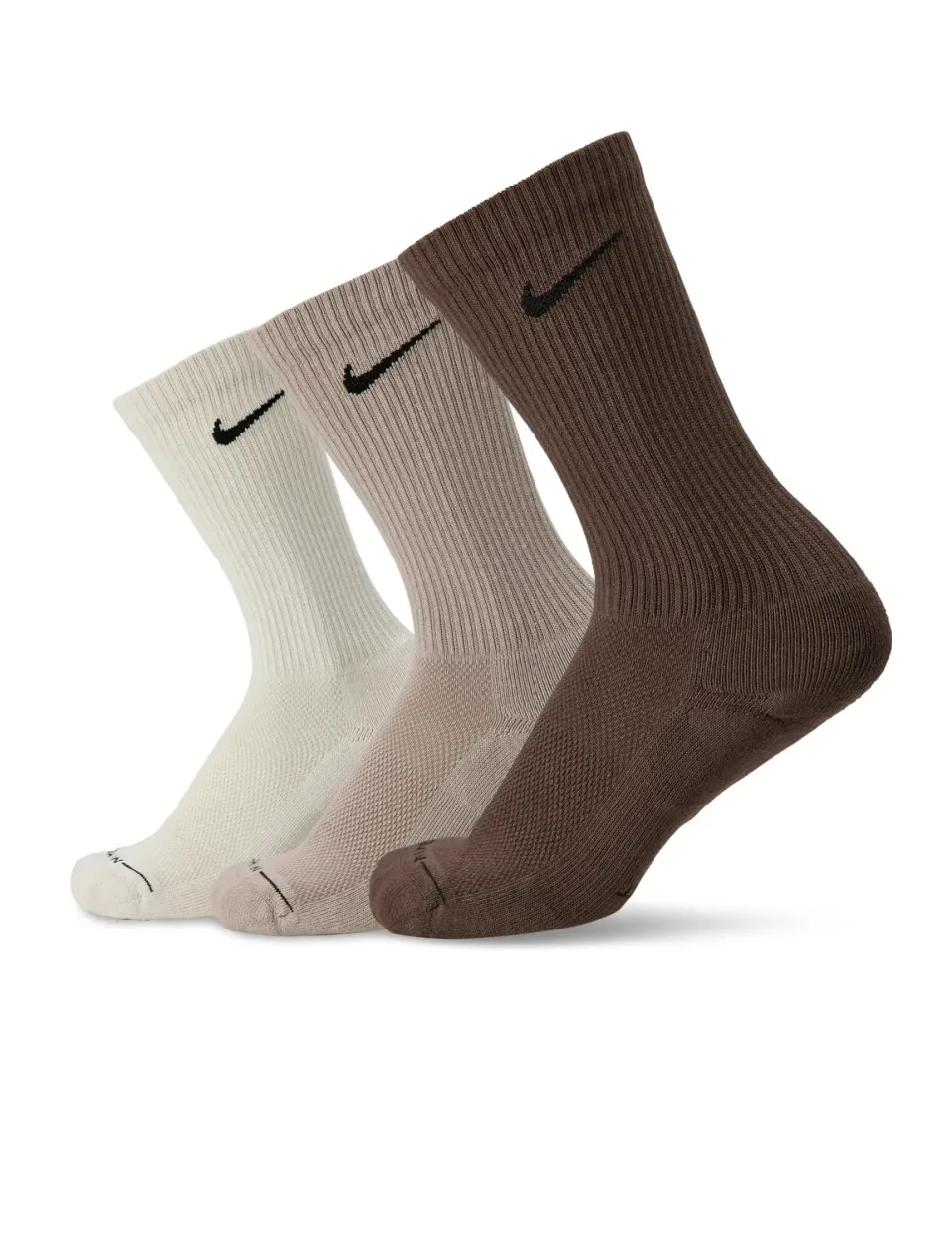 Nike Elevated Crew calzini 3 paia L marrone