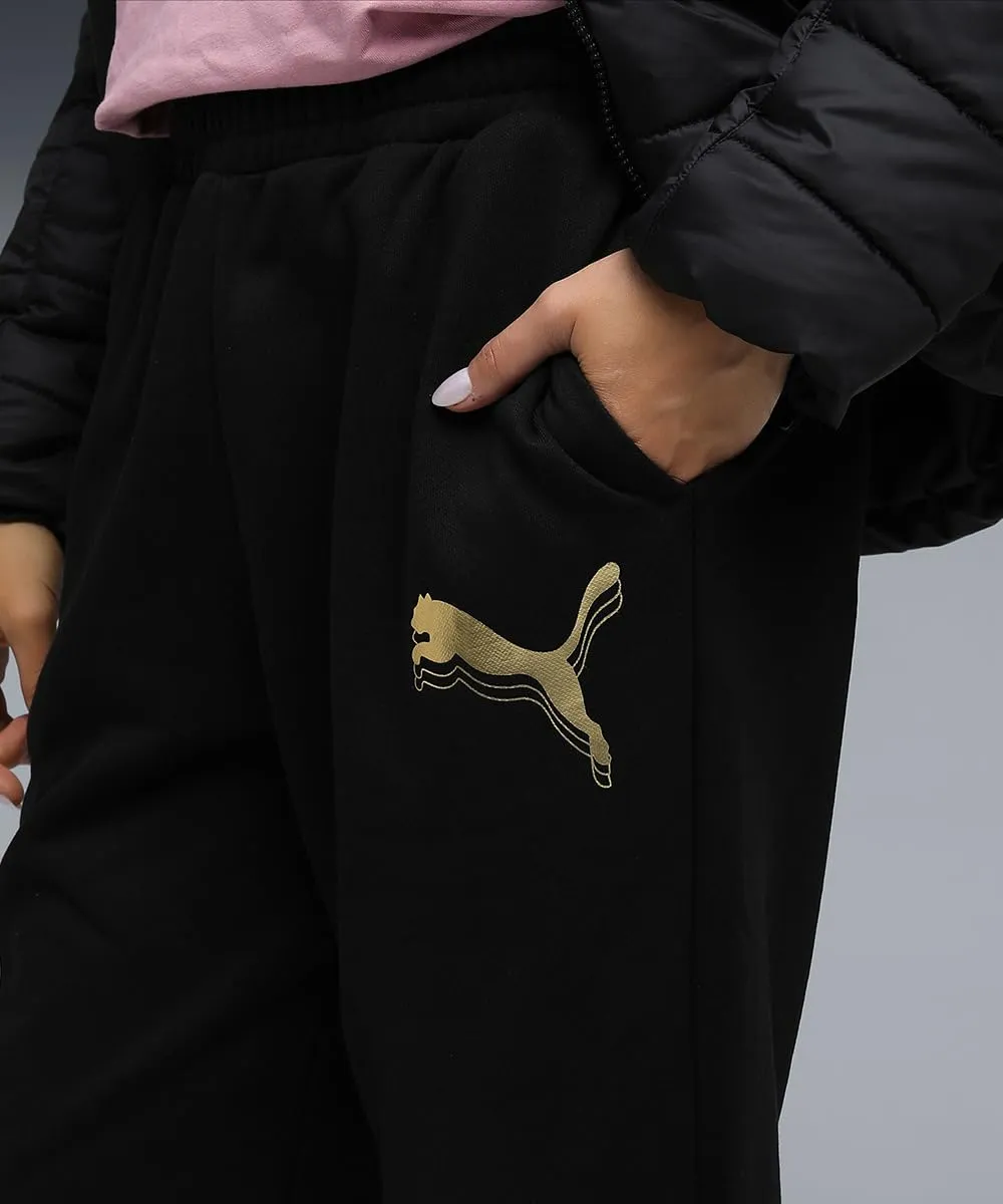 Puma Ess Metallic Sweatpants FL pantaloni donna S