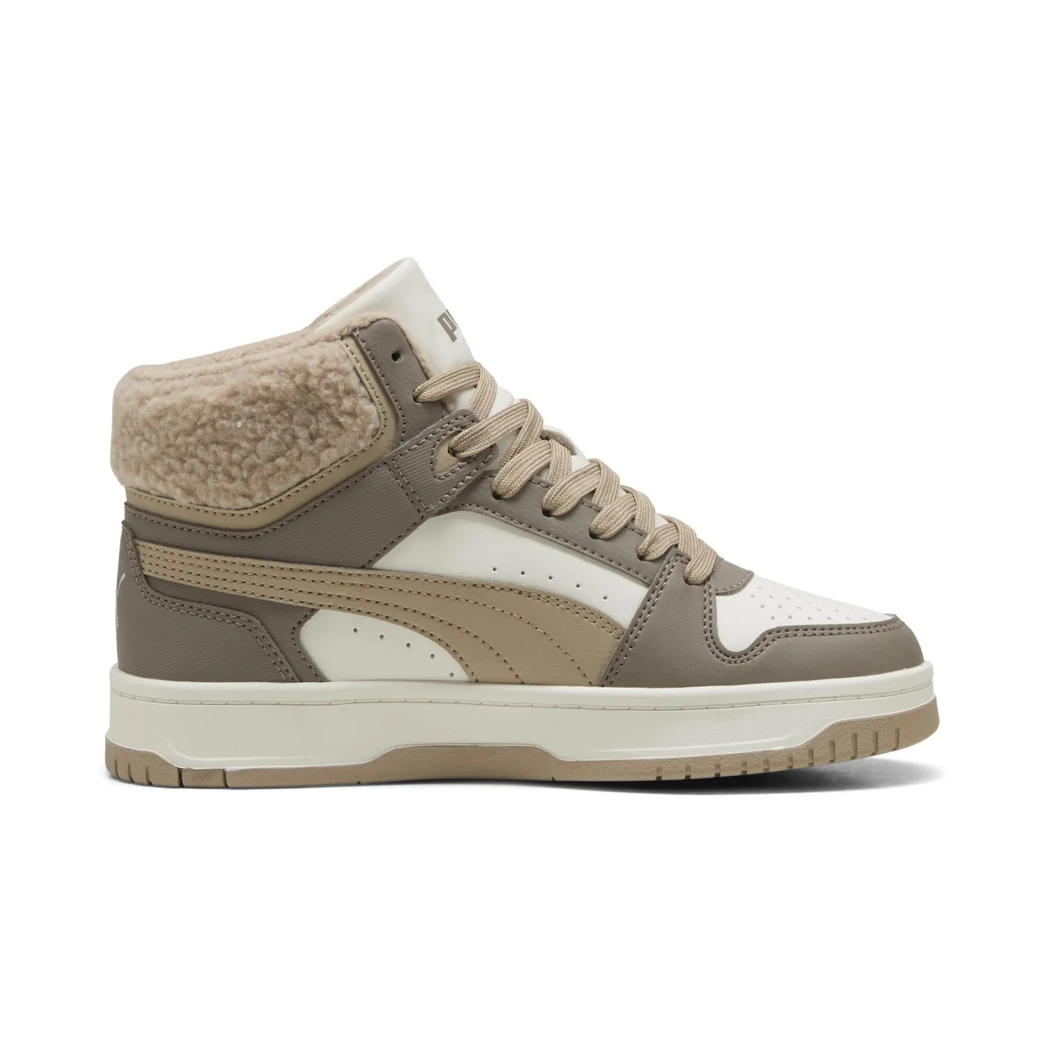 Puma Rebound Slam Mid Cozy Jr sneakers grigie alte
