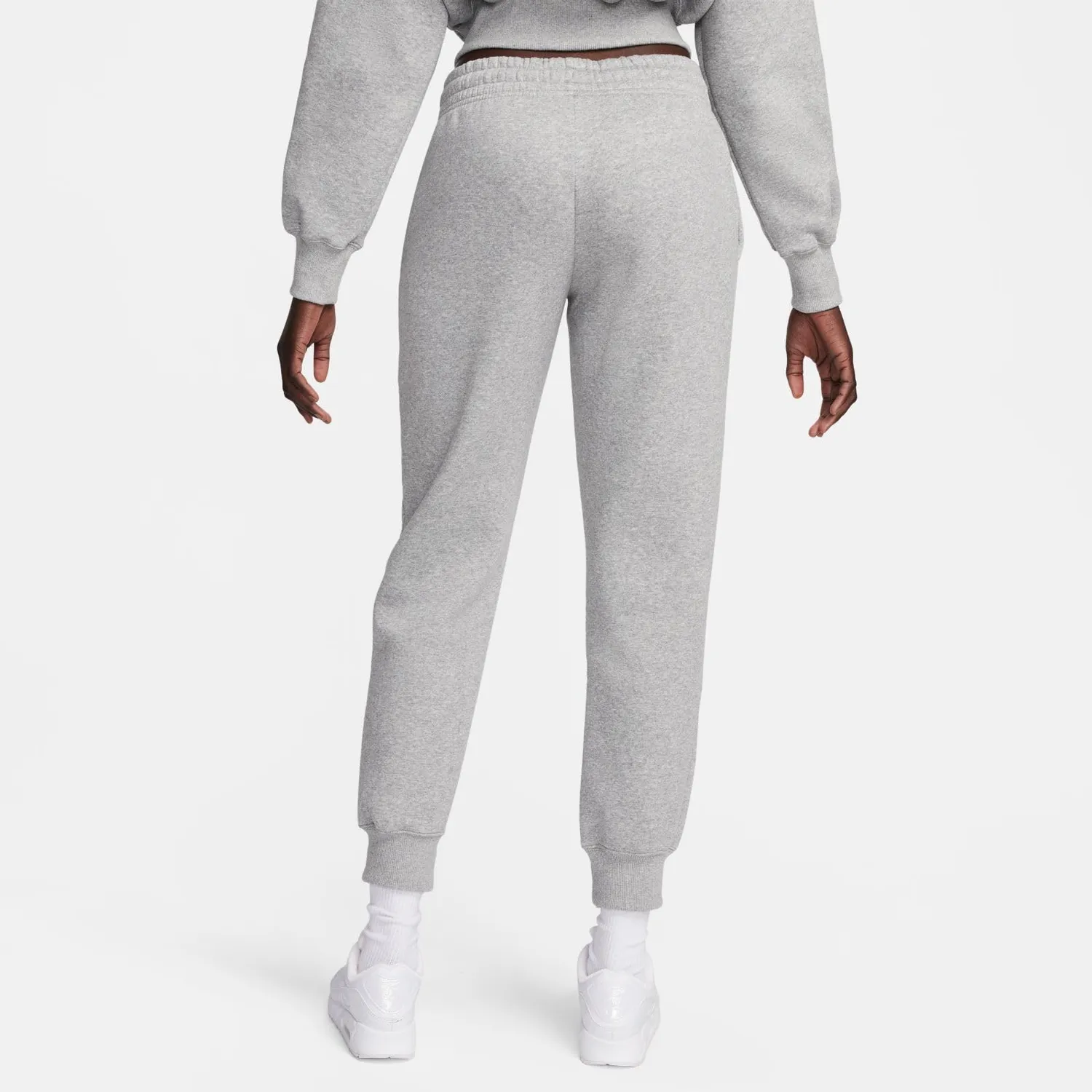 Nike Phoenix Fleece pantaloni tuta donna vita media pile