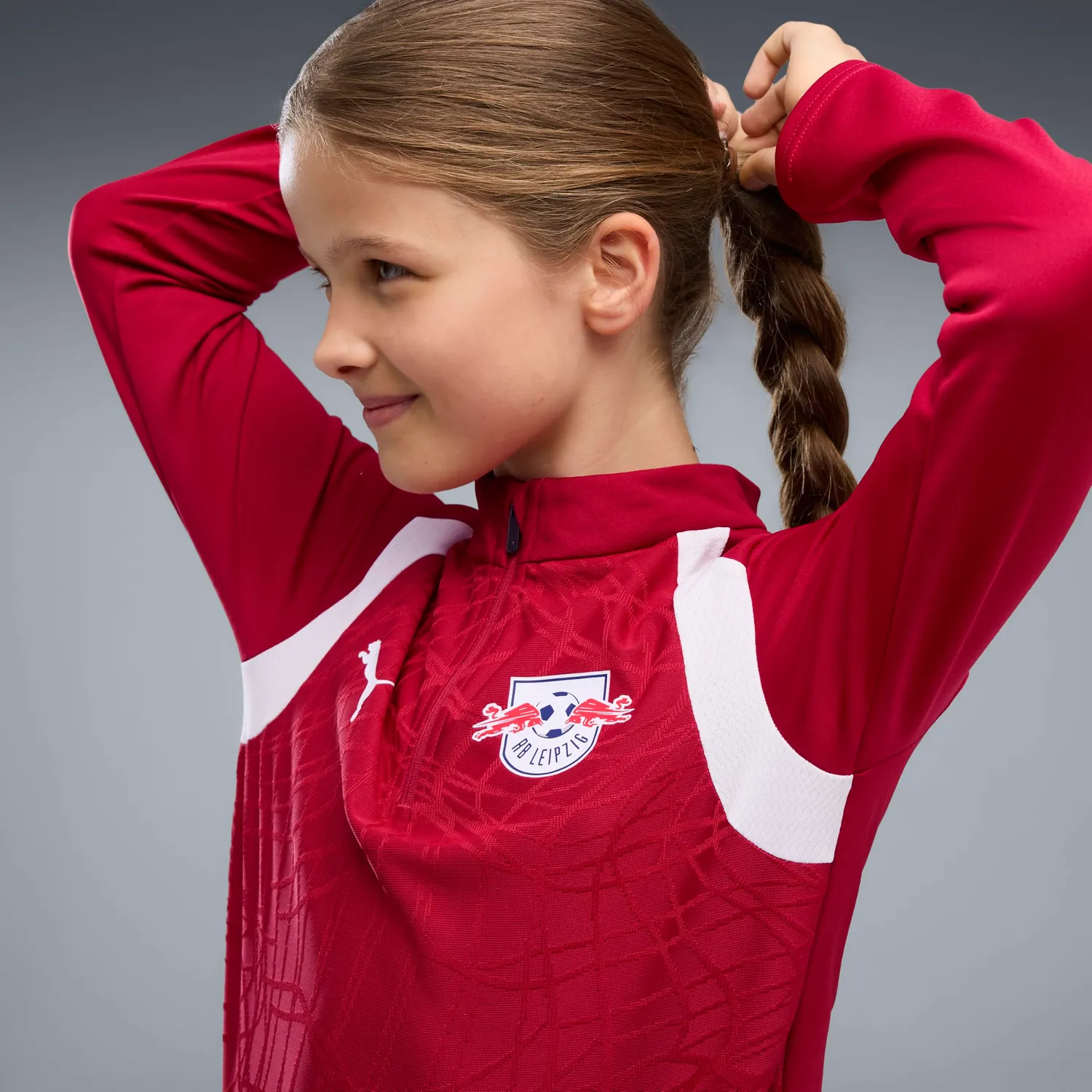 Puma RB Leipzig Training 1/4 Zip Top Jr 26/27 maglia 164
