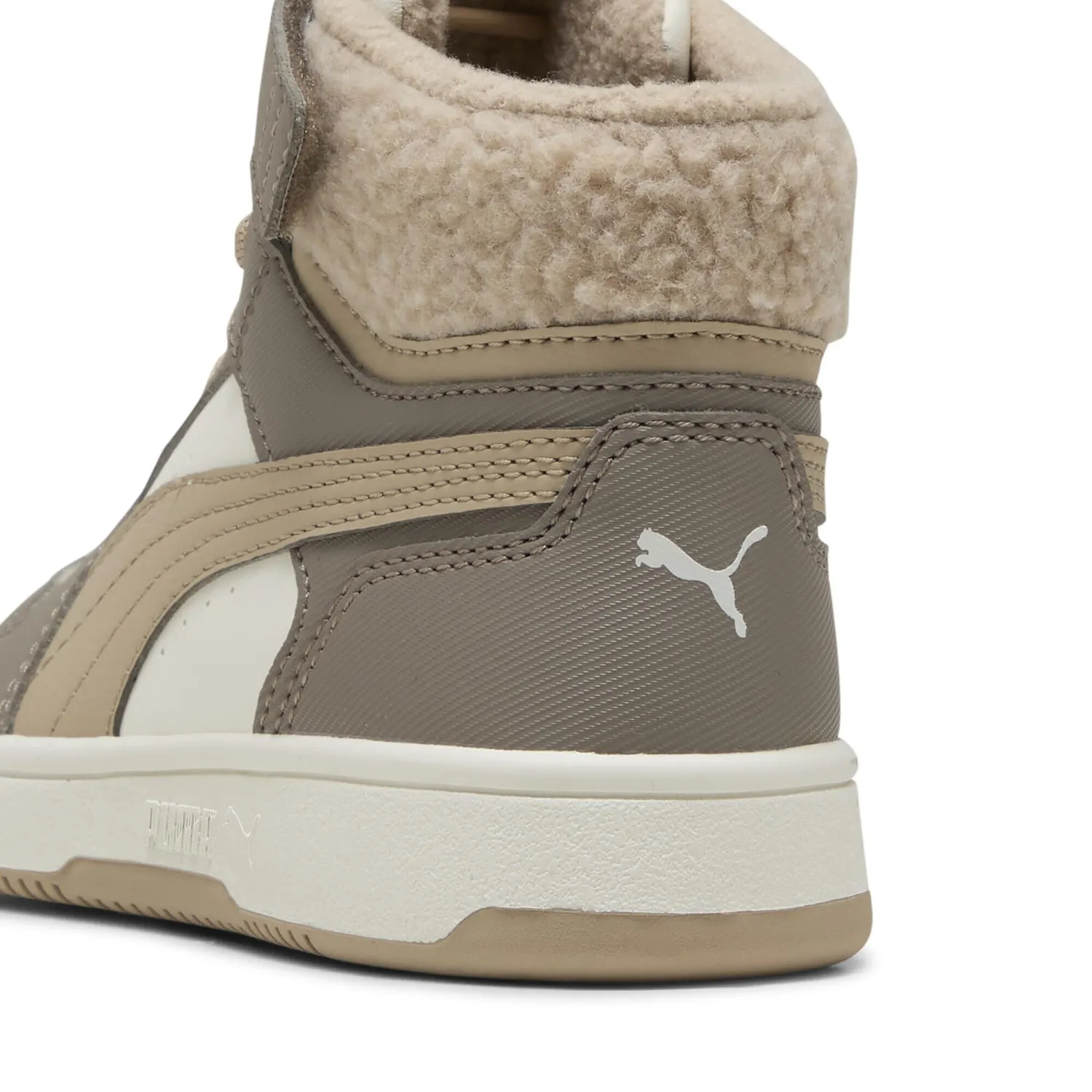 Puma Rebound Slam Mid Cosy sneakers bambino grigio