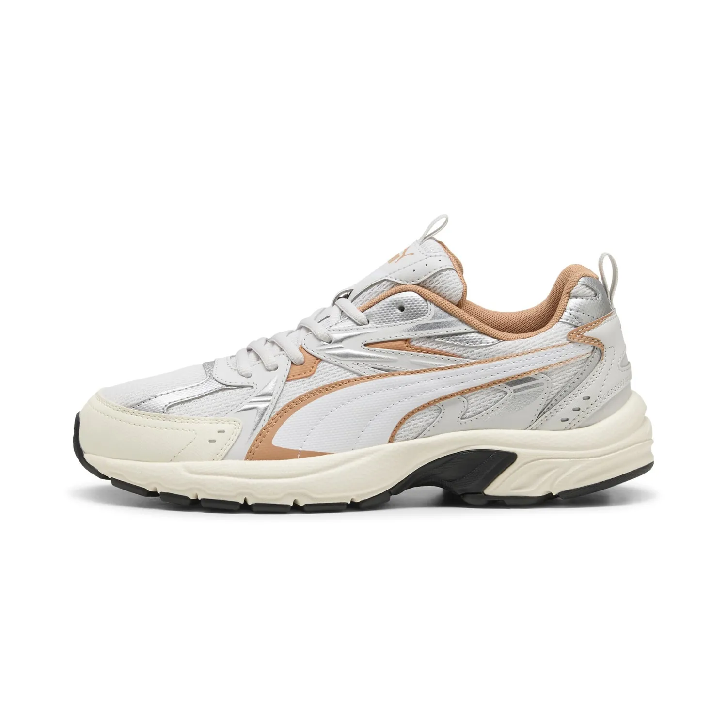 Puma Milenio Tech scarpe training bambino grigio rosso