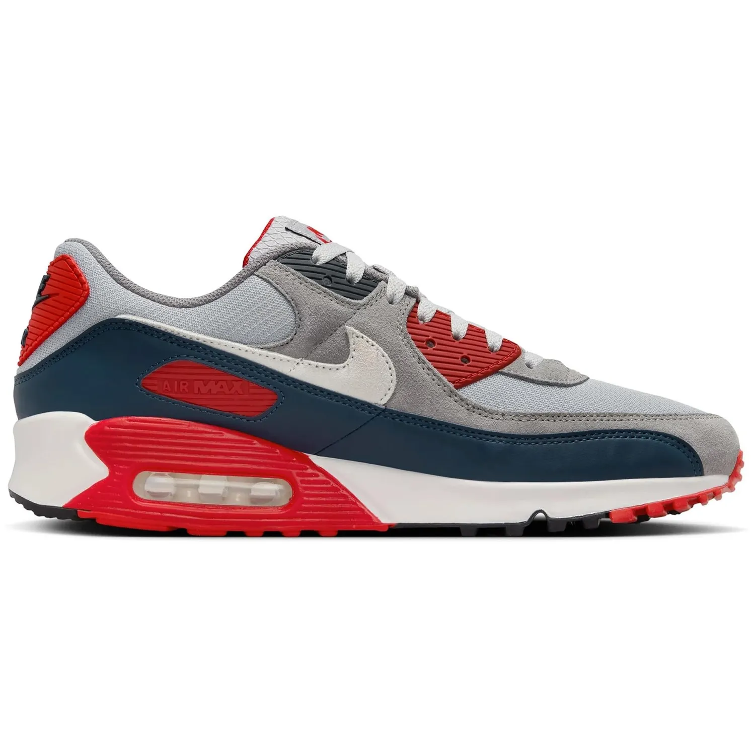 Nike Air Max 90 sneakers uomo grigio blu rosso 40.5 EU
