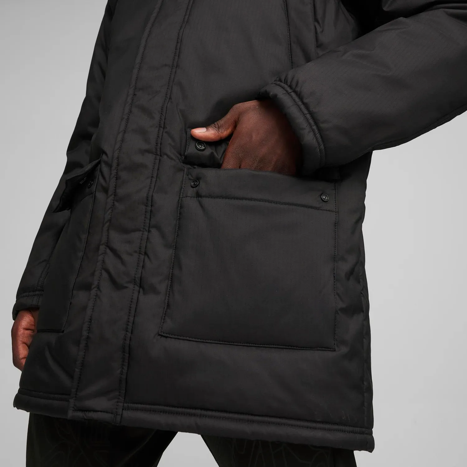 Puma Teamfinal giacca invernale uomo S imbottita nera