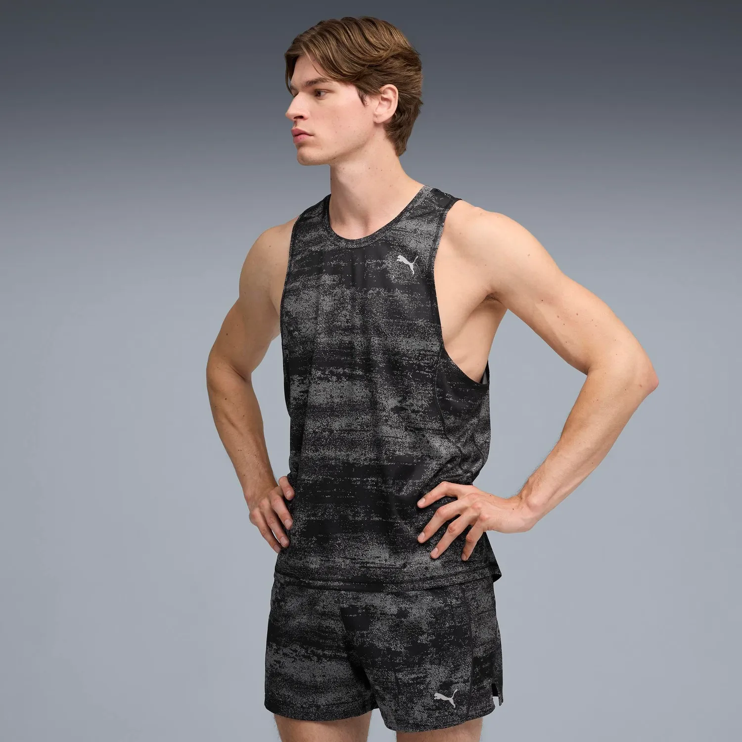 PUMA Run Velocity AOP canotta running uomo leggera
