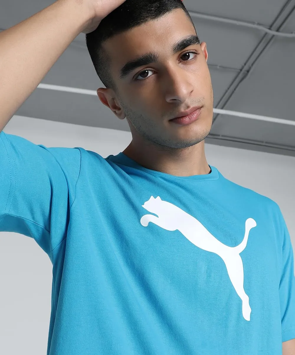 Puma Teamrise Logo Jersey maglietta uomo cotone