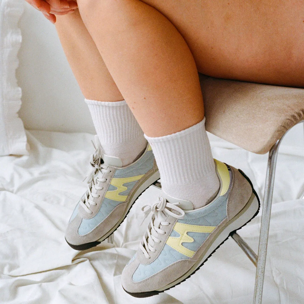 Karhu Mestari sneakers Aqua Gray Wax Yellow nylon