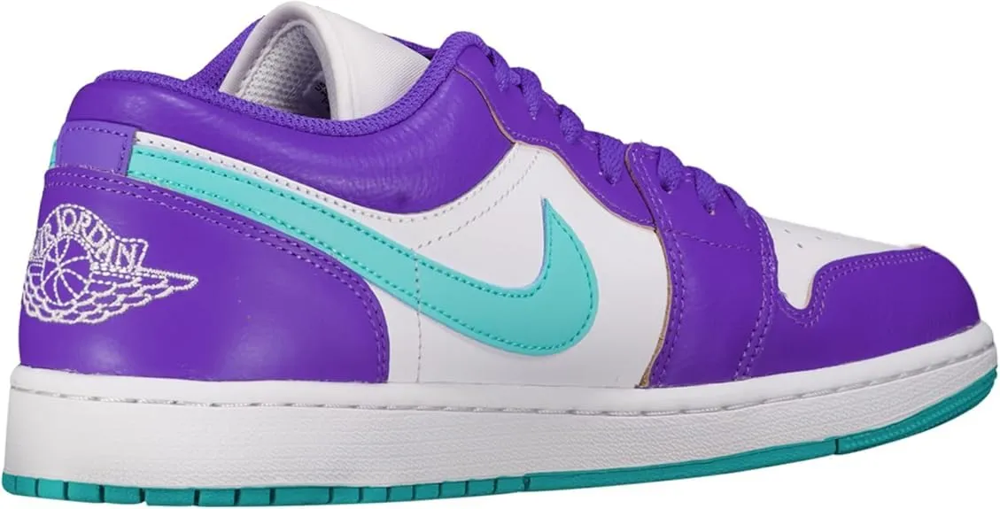 Nike Air Jordan 1 Low scarpe uomo 47.5 EU viola bianco