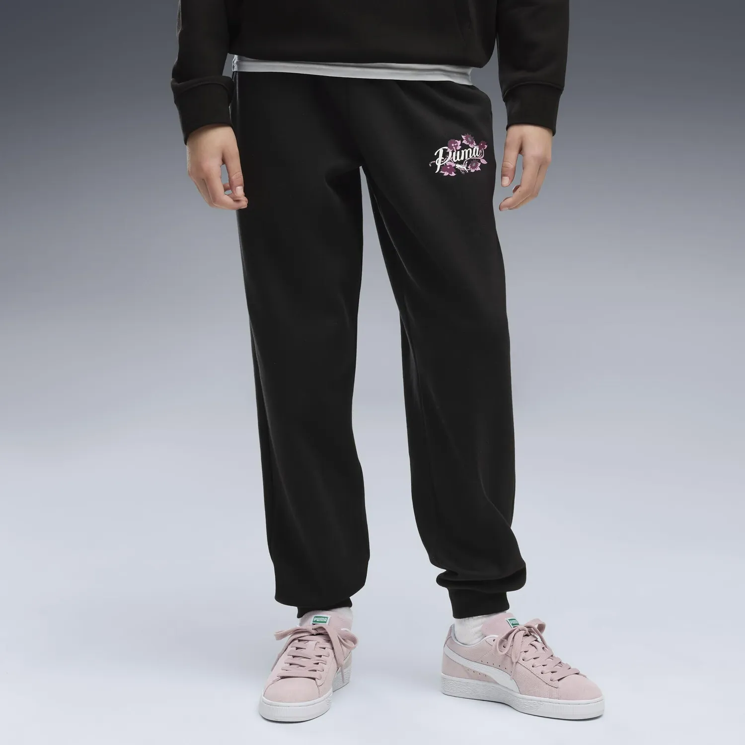 Puma Essentials Nature 2.0 pantaloni tuta ragazzi grafica