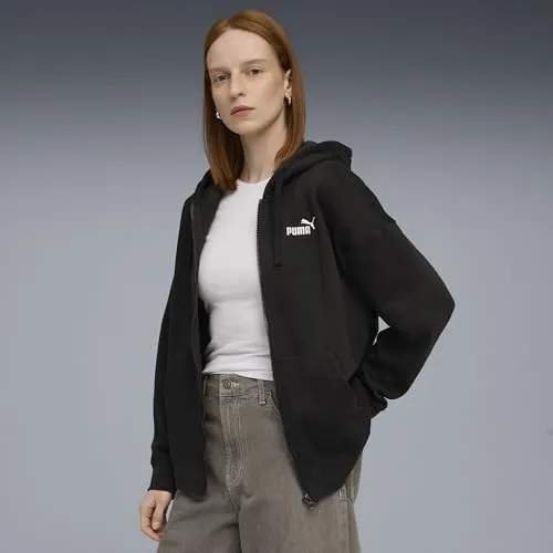 Puma Ess Small No.1 Logo Full-Zip felpa bambina