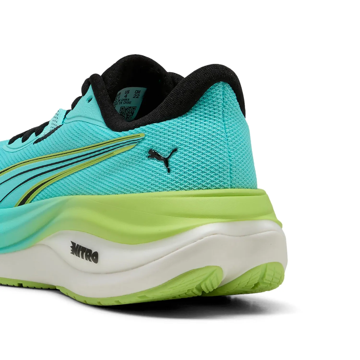 Puma Electrify Nitro 5 Jr scarpe running 37 EU menta lime