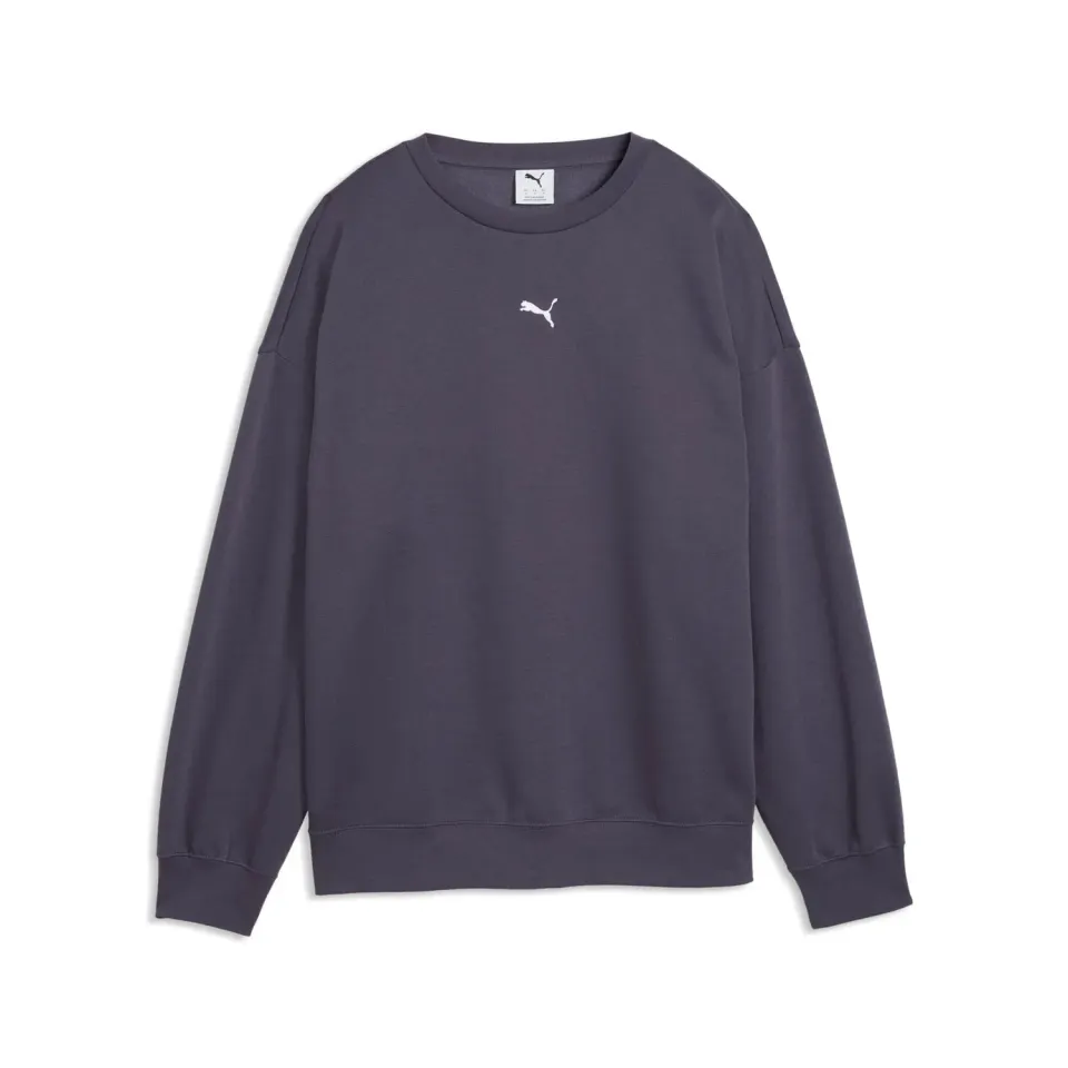PUMA Essentials felpa donna oversize girocollo