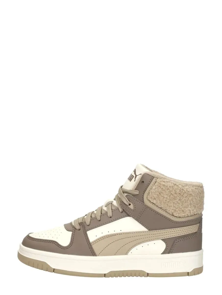 Puma Rebound Slam Mid Cozy Jr sneakers grigie alte