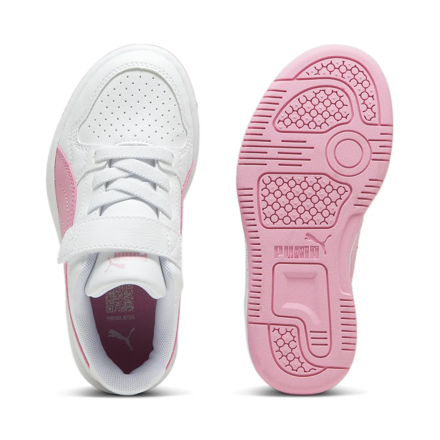 Puma Teamsport basco adulto bianco rosa 28 EU