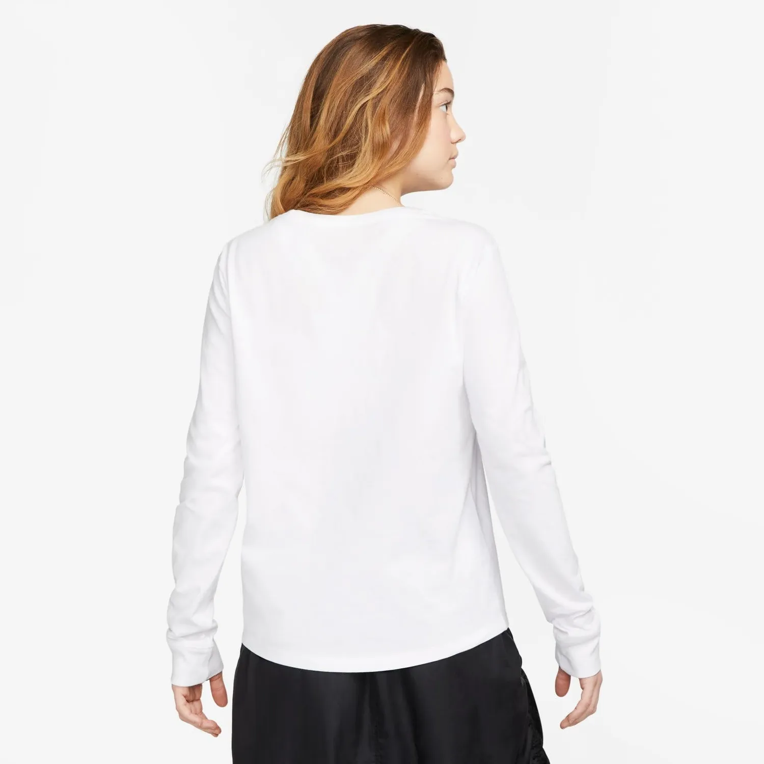 Nike NSW Tee Essntl LS ICN Ftra maglia donna M bicolore