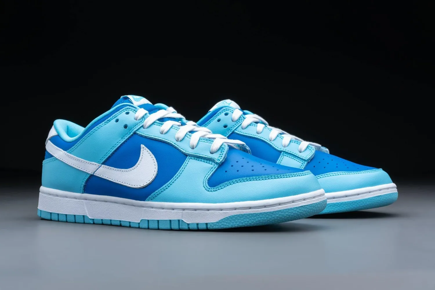 Nike Dunk Low sneakers pelle vintage cushion comfort