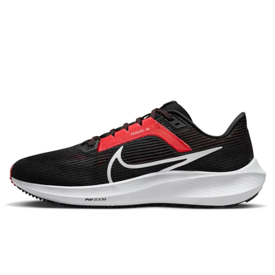 Nike Pegasus 40 PRM scarpe running nero bianco cremisi