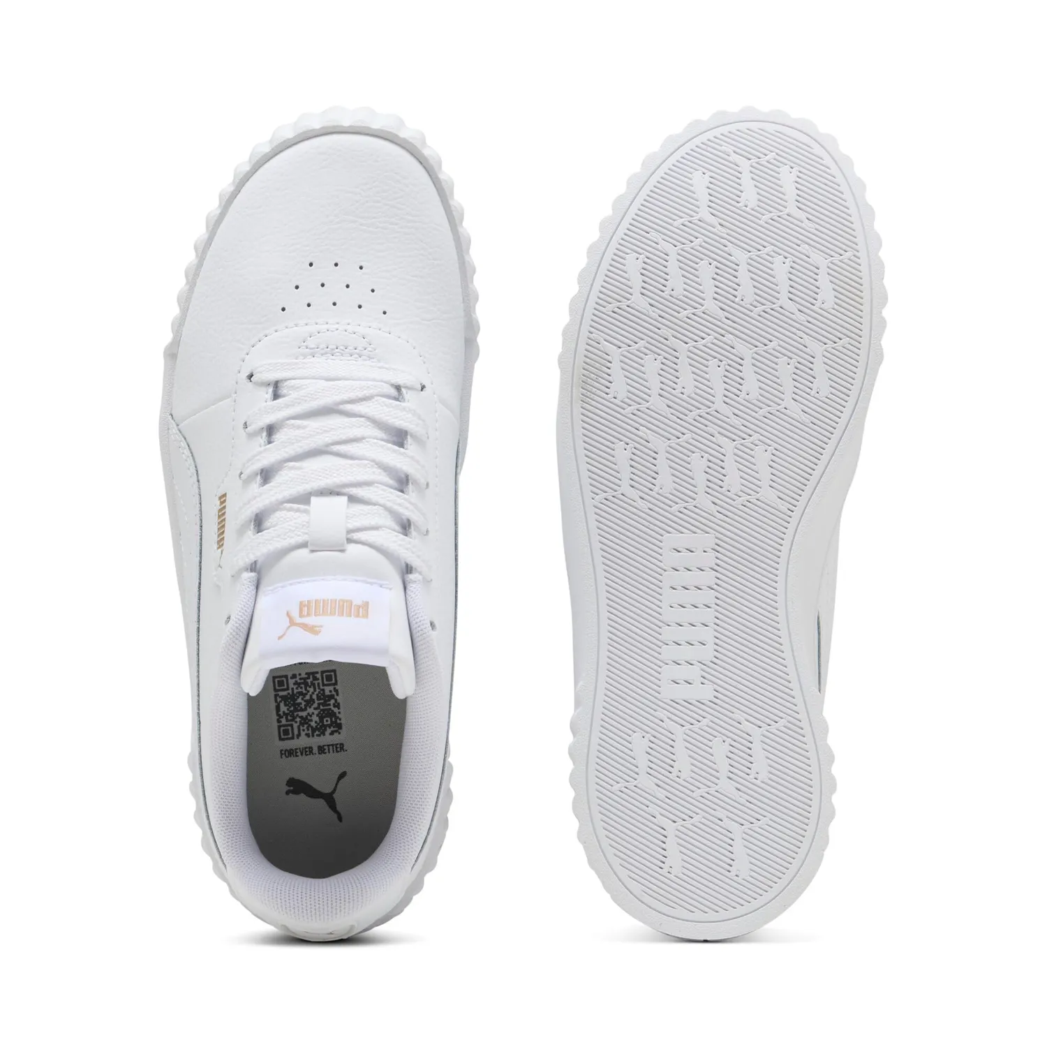 Puma Carina 2.0 Jr sneakers bambina bianche