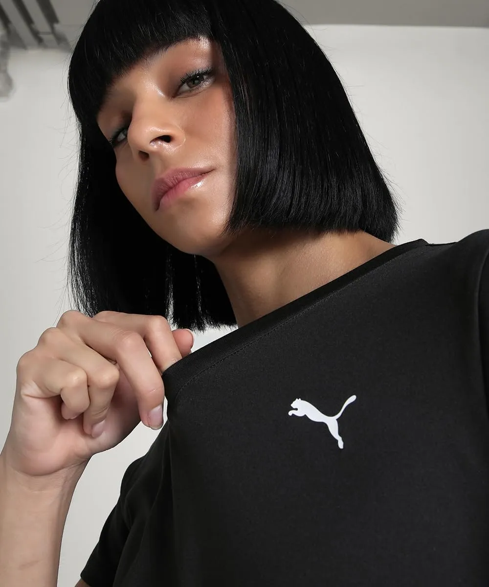 Puma Essential V-Neck maglietta taglia S nera