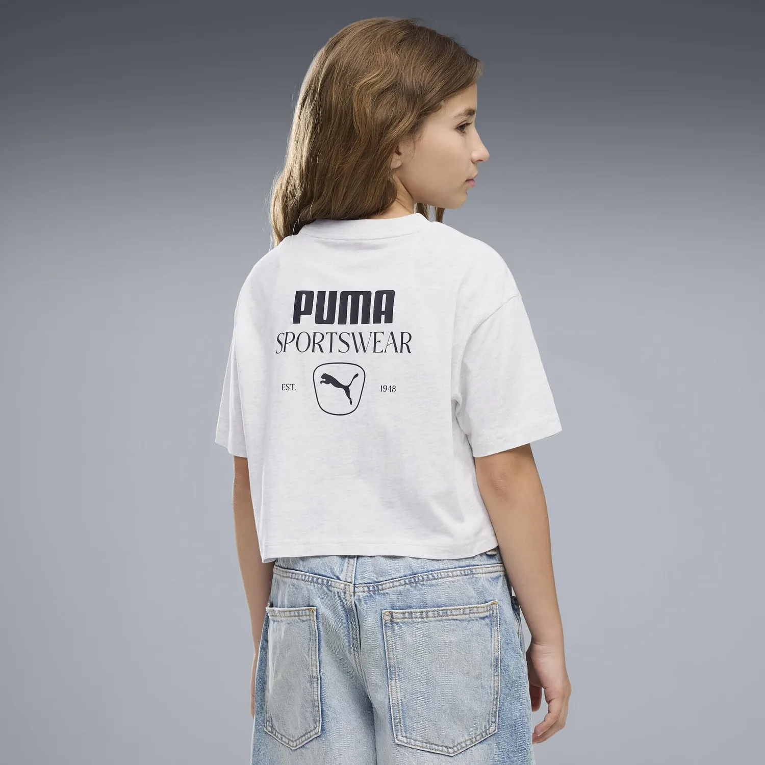 Puma Class Graphic maglietta ragazzo taglio morbido cotone
