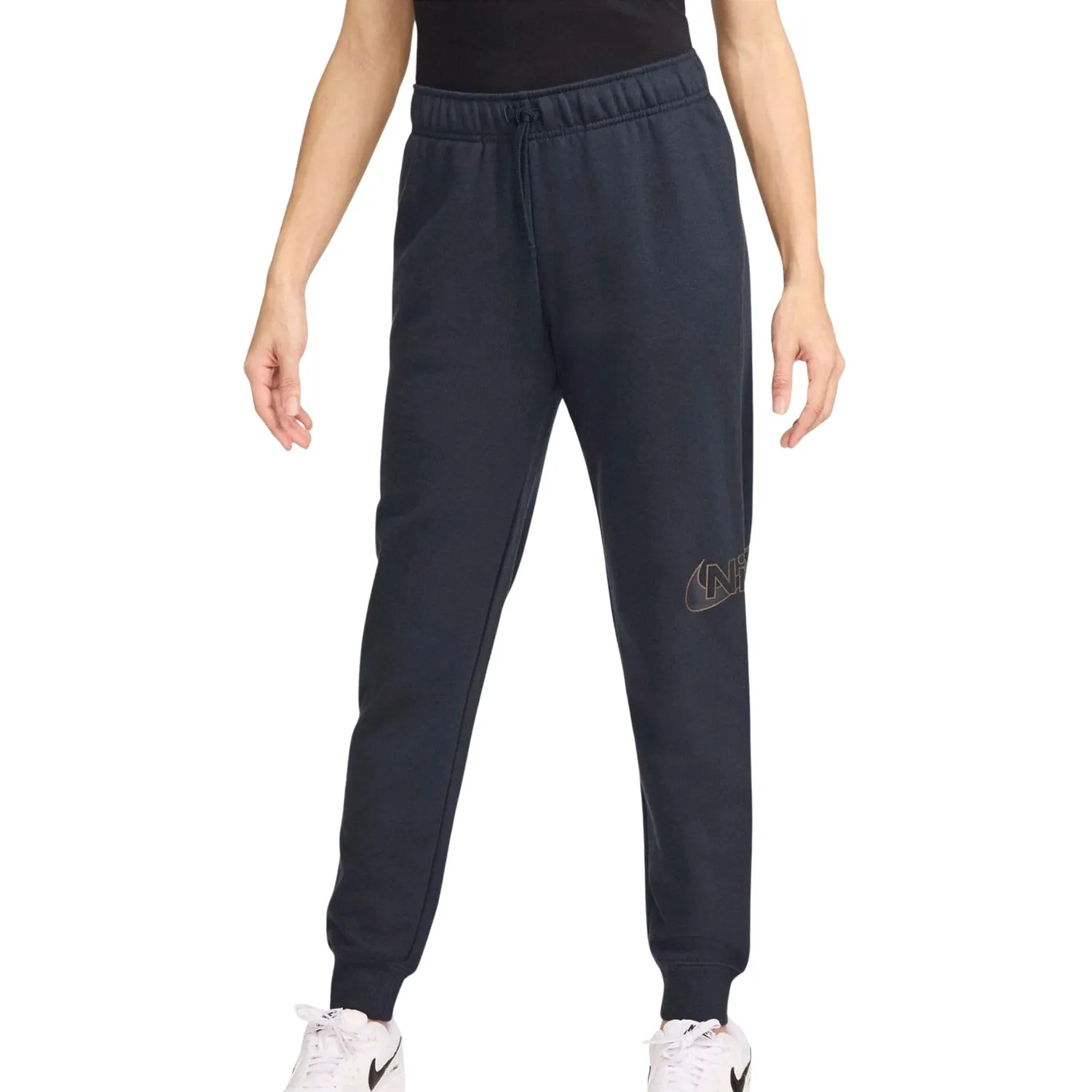 Nike Club Fleece joggers donna M pile cotone