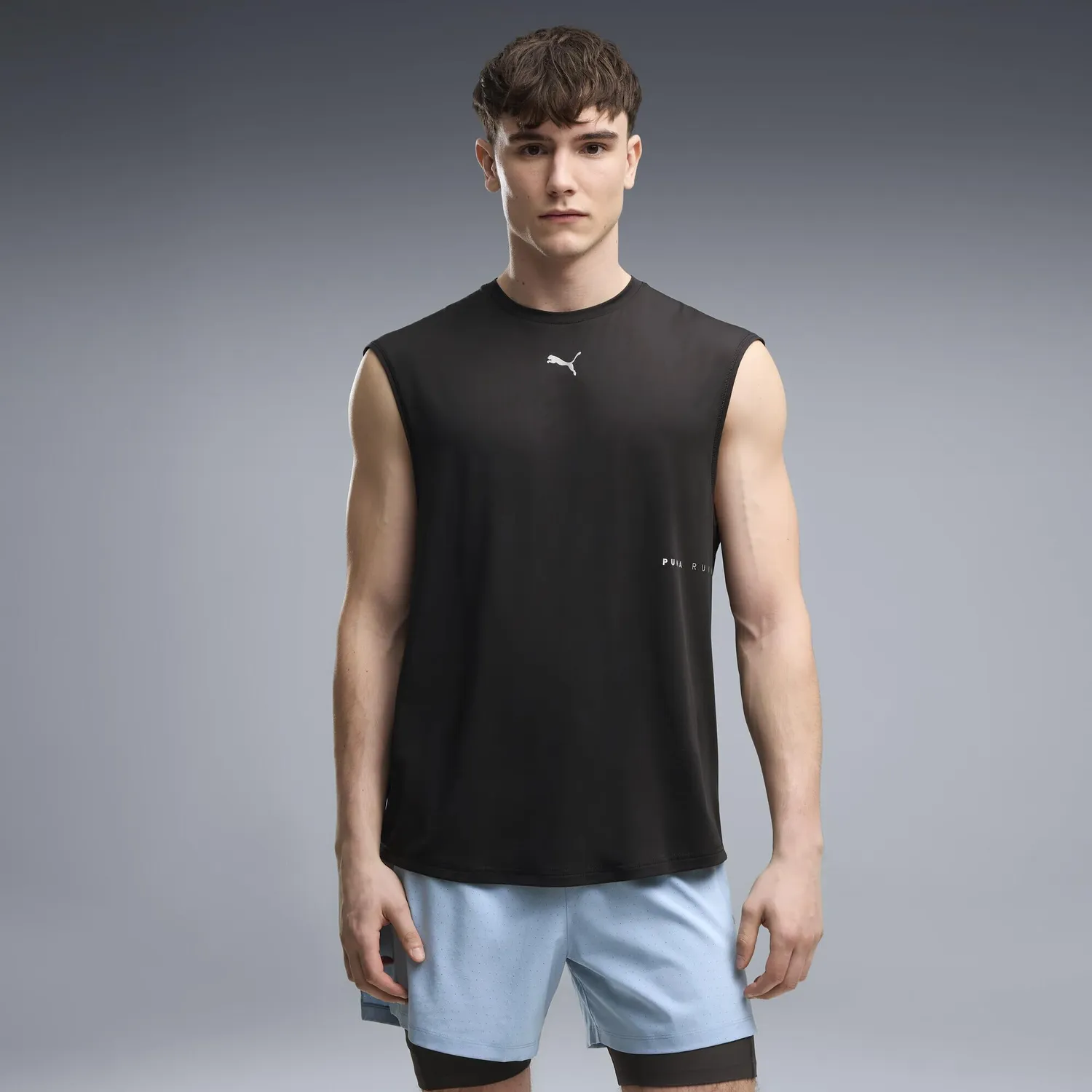Puma Brightstride Cloudspun canotta running 3XL smanicata