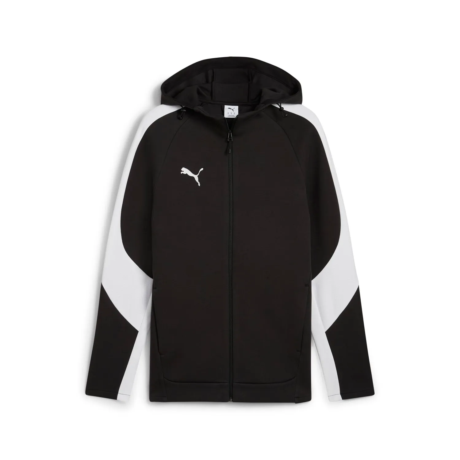 Puma Teamevostripe felpa uomo con cappuccio M grigia