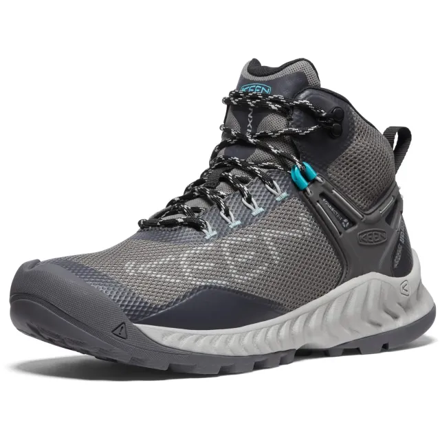 Keen Nxis Evo Mid scarponi trekking donna impermeabili grigio